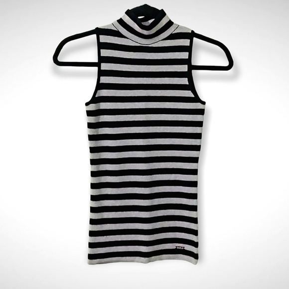 Catherine Malandrino Fitted Sleeveless Turtleneck Top-XS - Picture 1 of 5